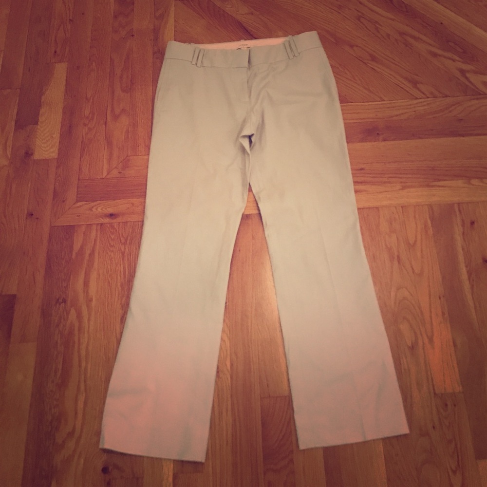 J Crew Light Grey Women's Pants Size 6